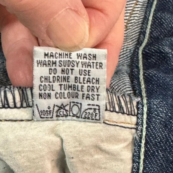 Lolo Skinny Jeans Womens Sz 14 Blue Distressed Studded Hi-Rise Medium Wash - Picture 11 of 16